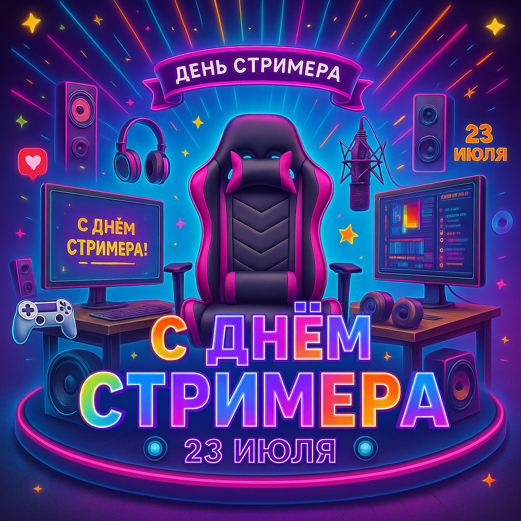 С Днём Стримера 23 июля